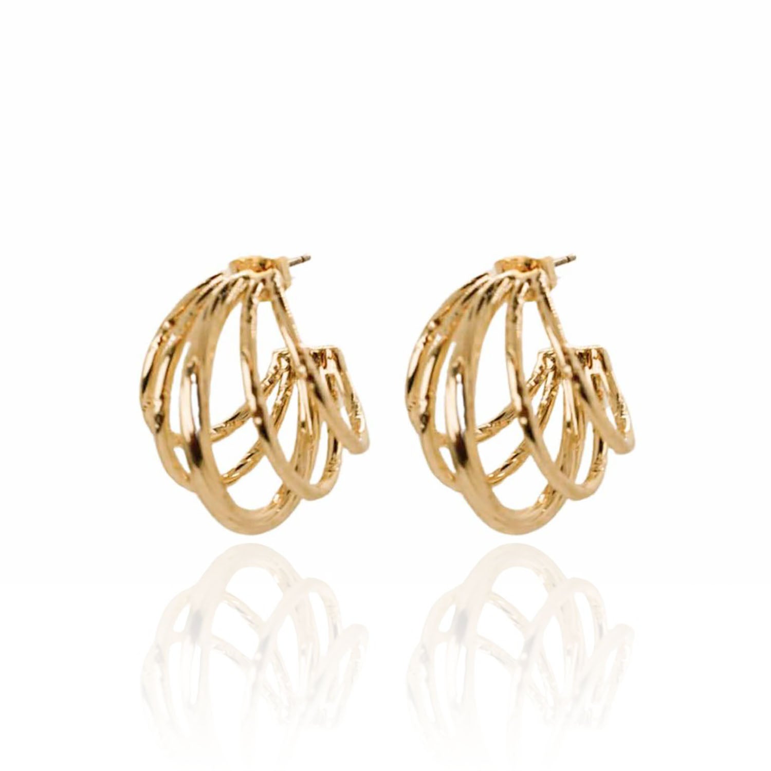 Textured Mini Dora Earrings