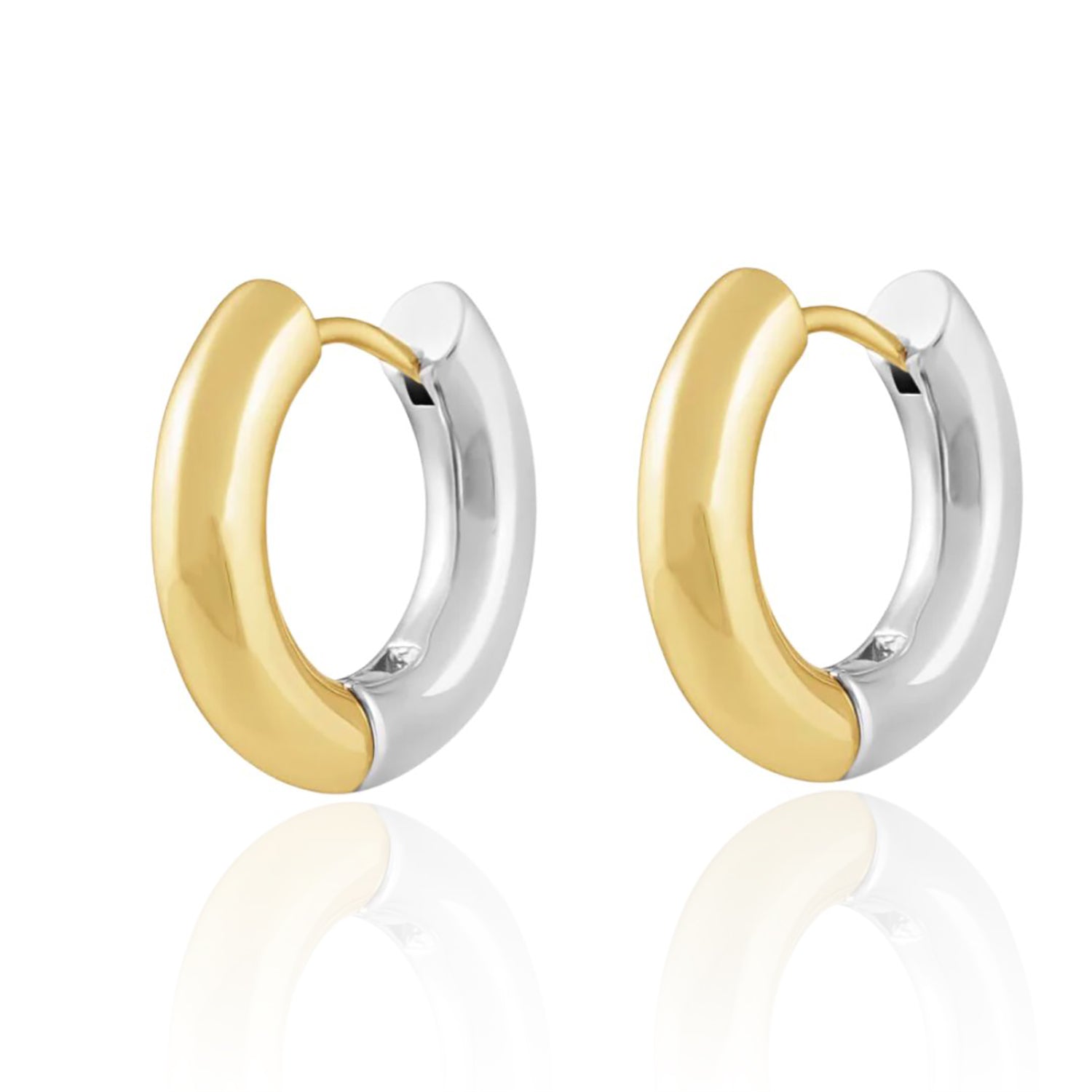 Hendrix Two-Tone Earrings