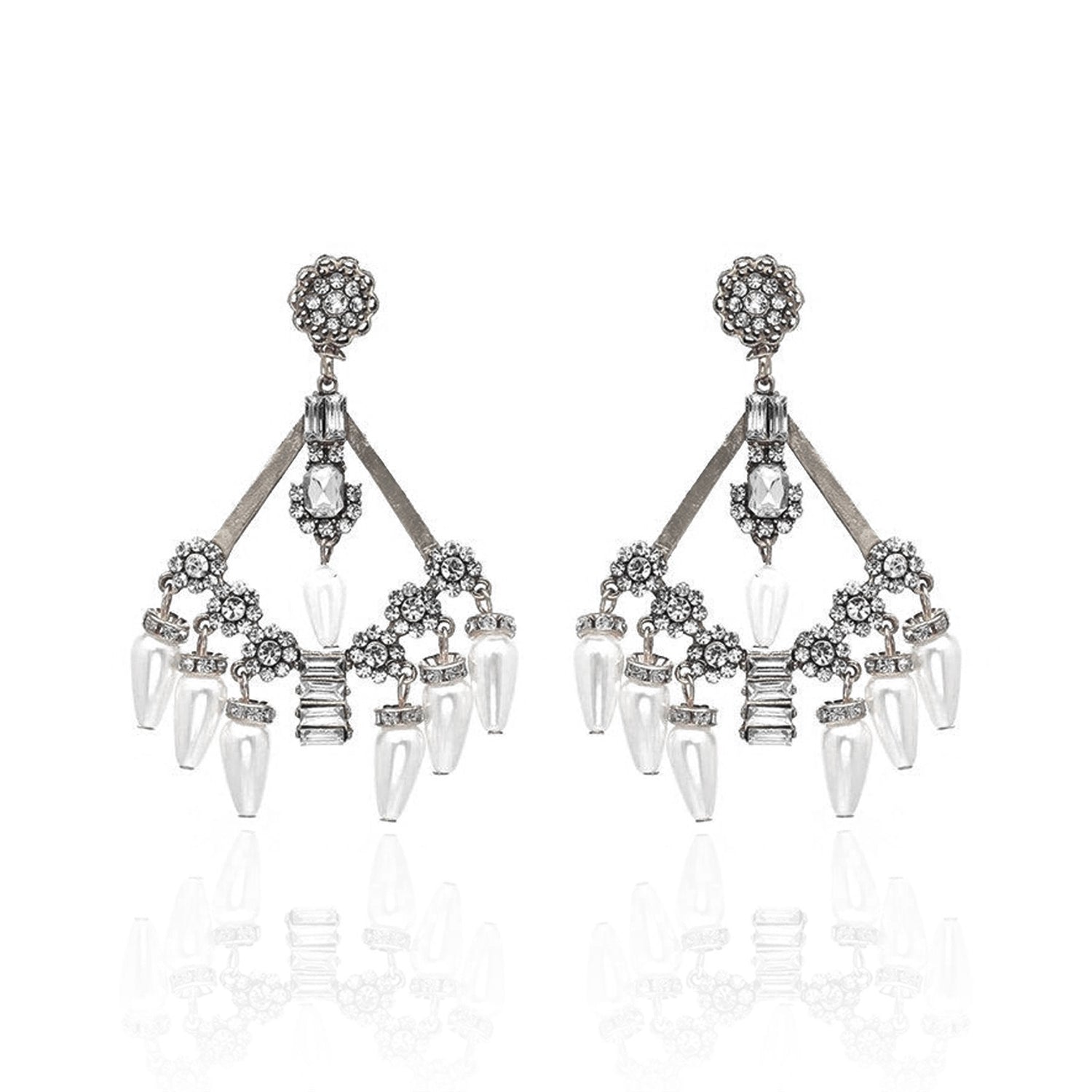 Monroe Silver Earrings