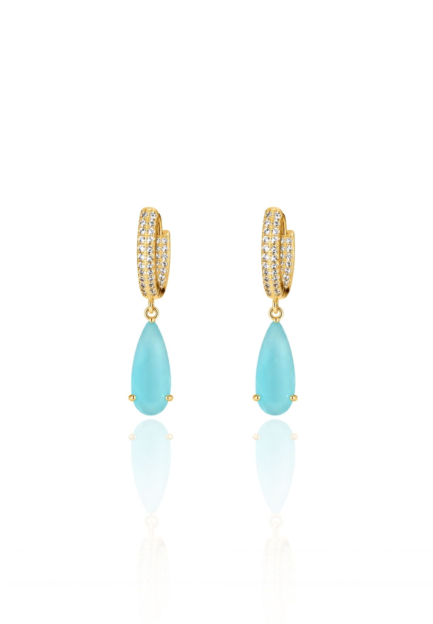 Bria Turquoise Drop Earrings