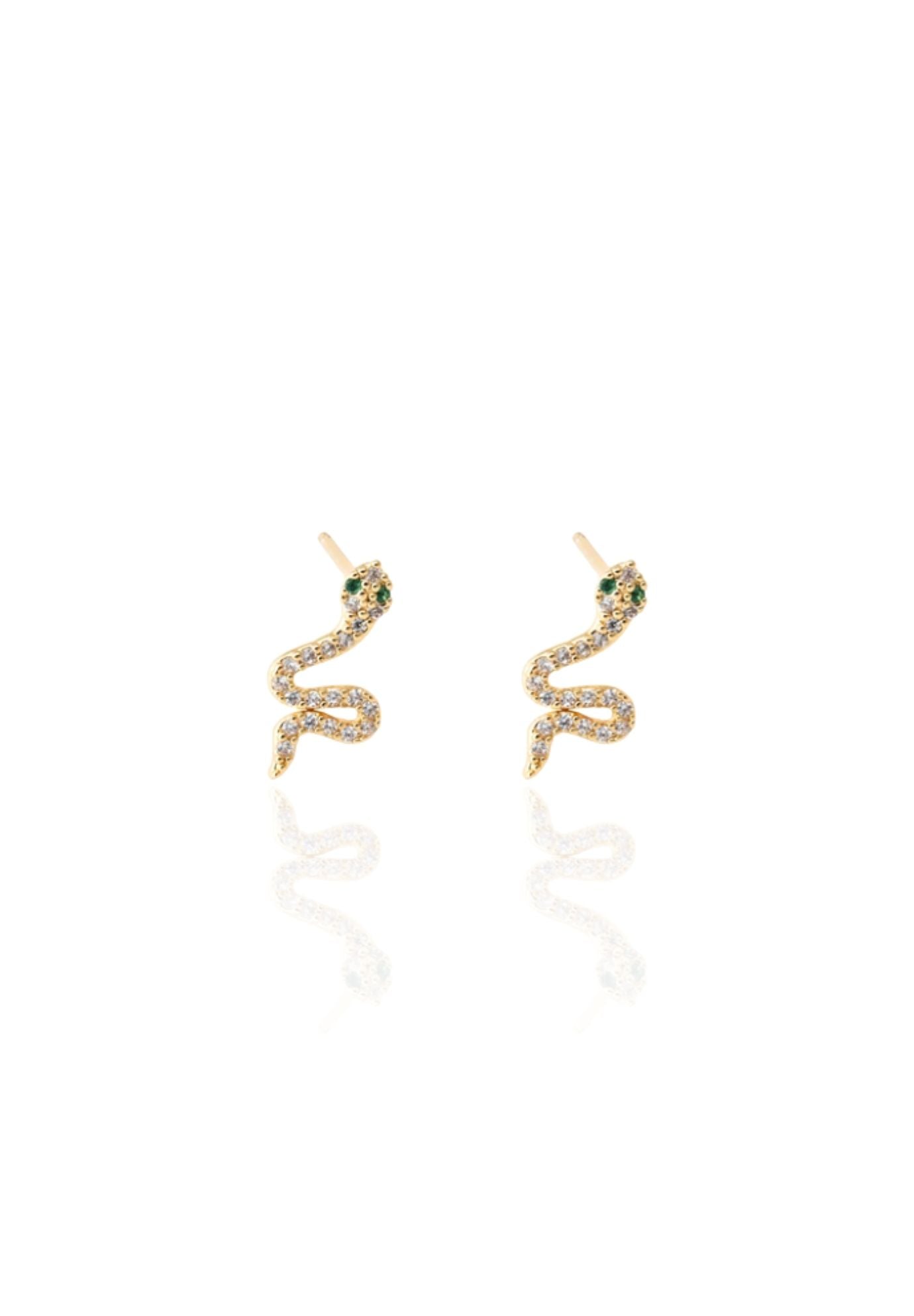 Serena Snake Stud Earrings