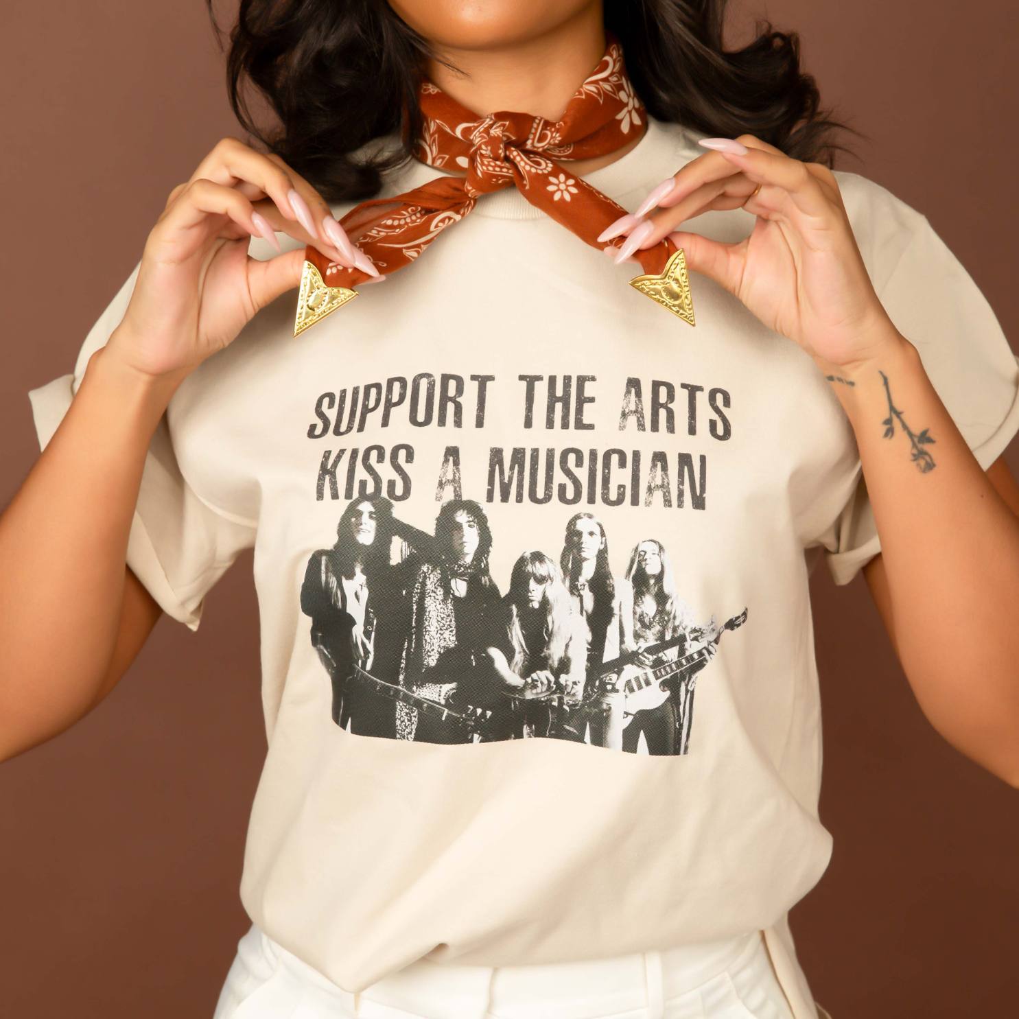 Kiss a Musician Graphic Tee