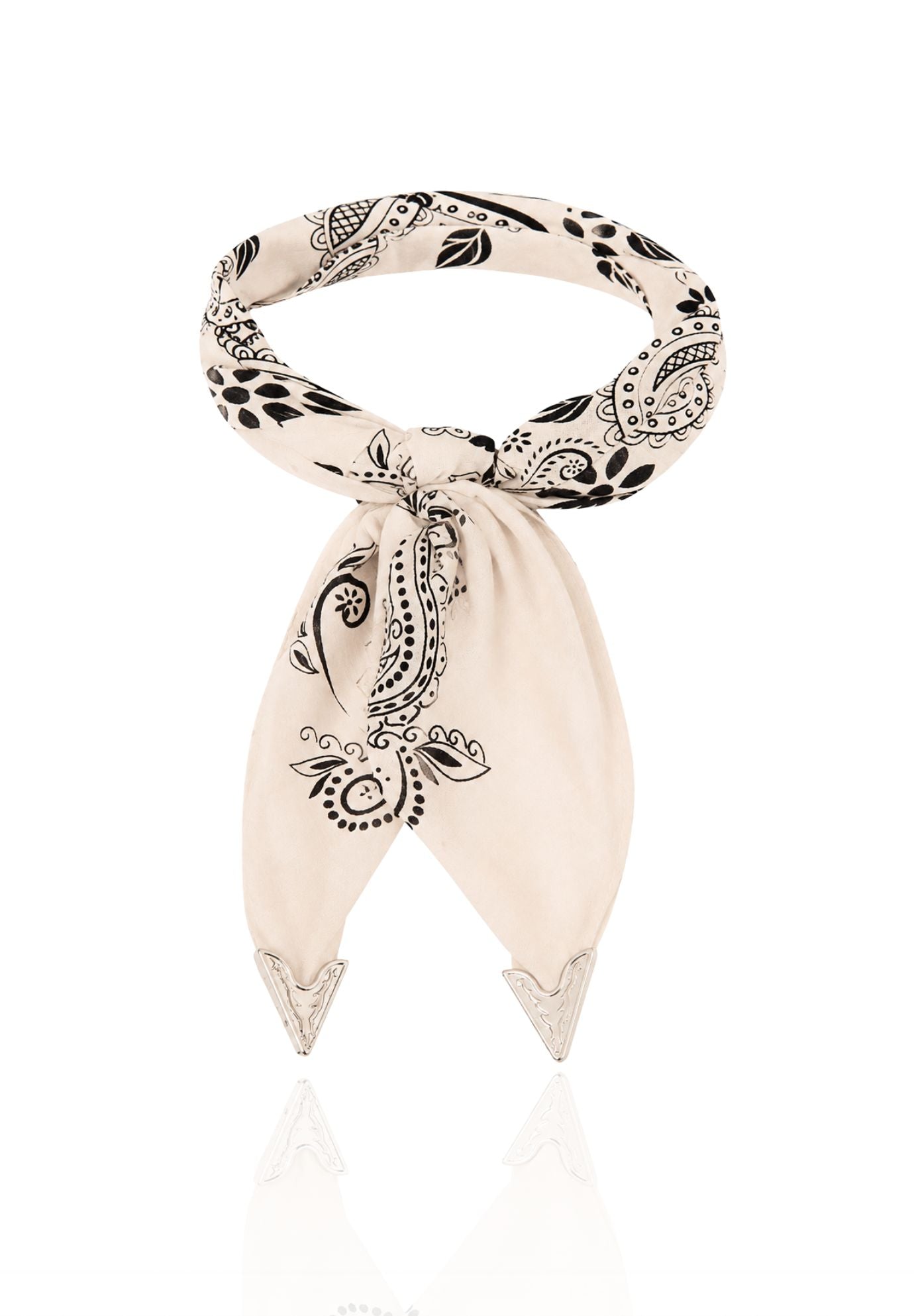Vintage Taupe Outlaw Bandana