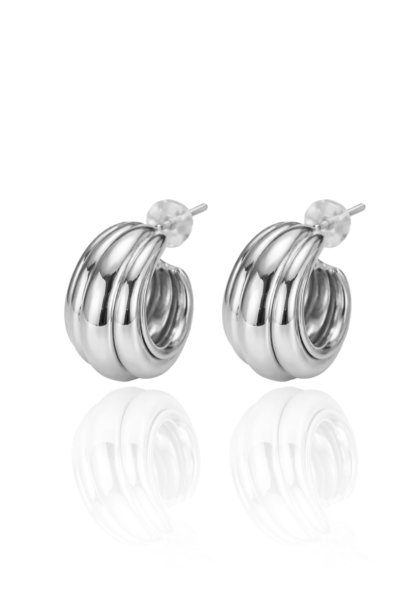 Haven Silver Earrings