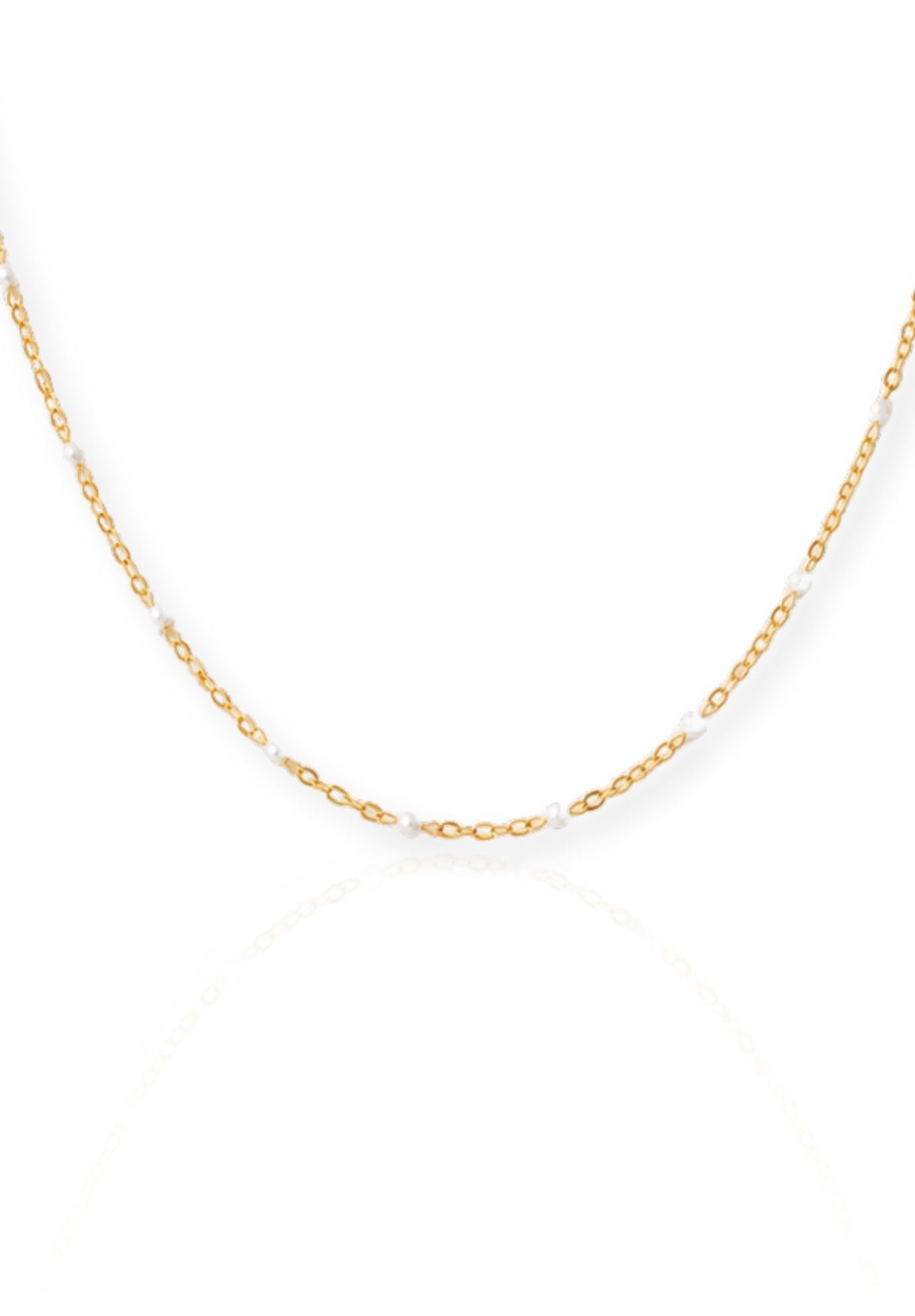 Calley Necklace White