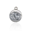 Oversized Buffalo Nickel Charm Silver