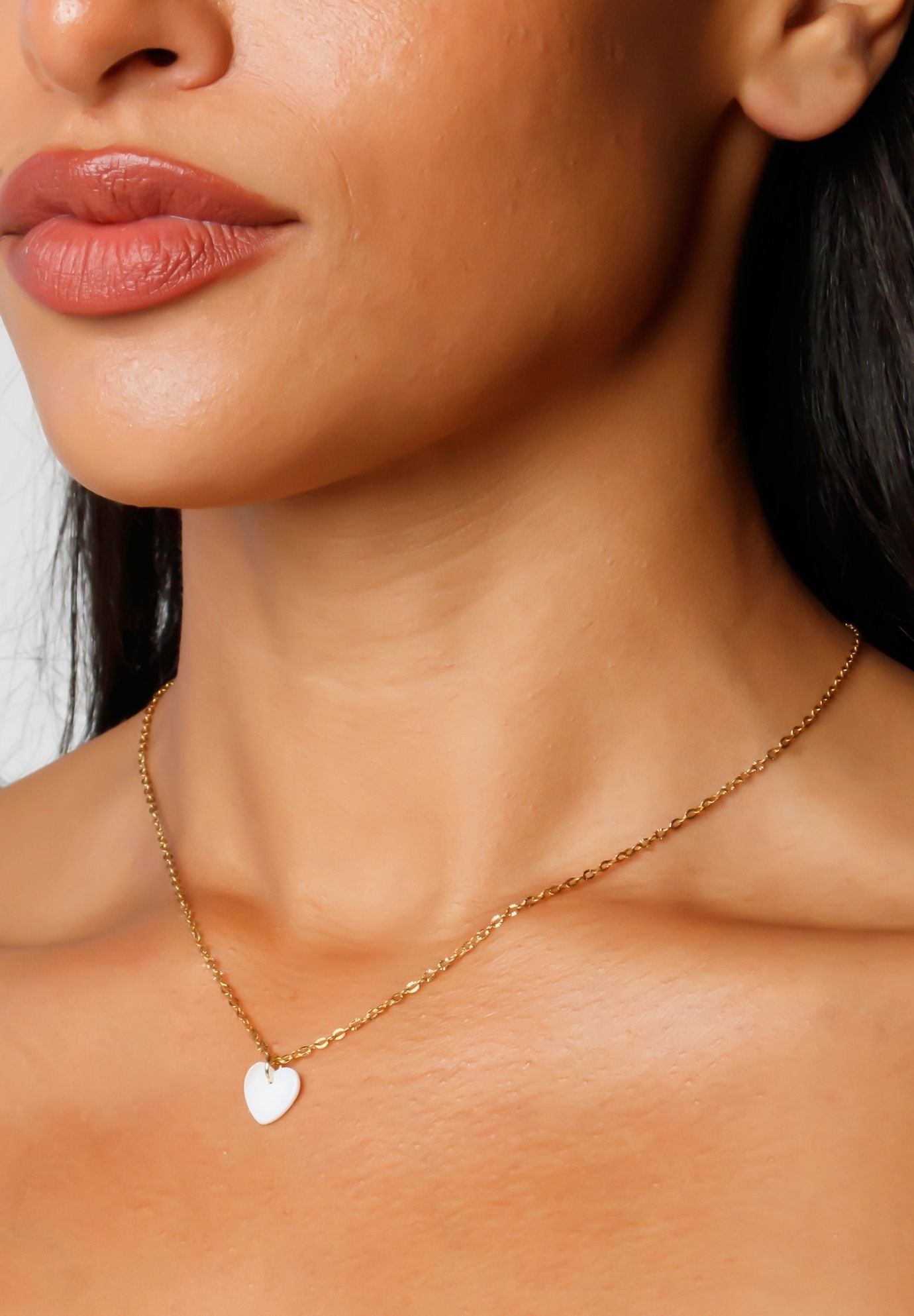 Luna Heart Pendant Necklace