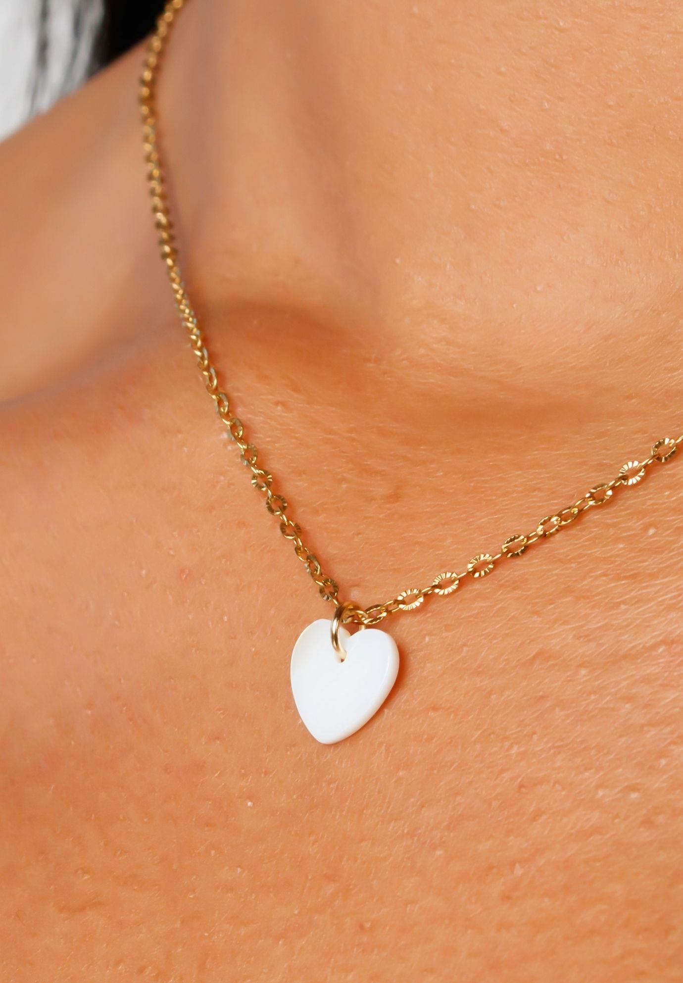 Luna Heart Pendant Necklace