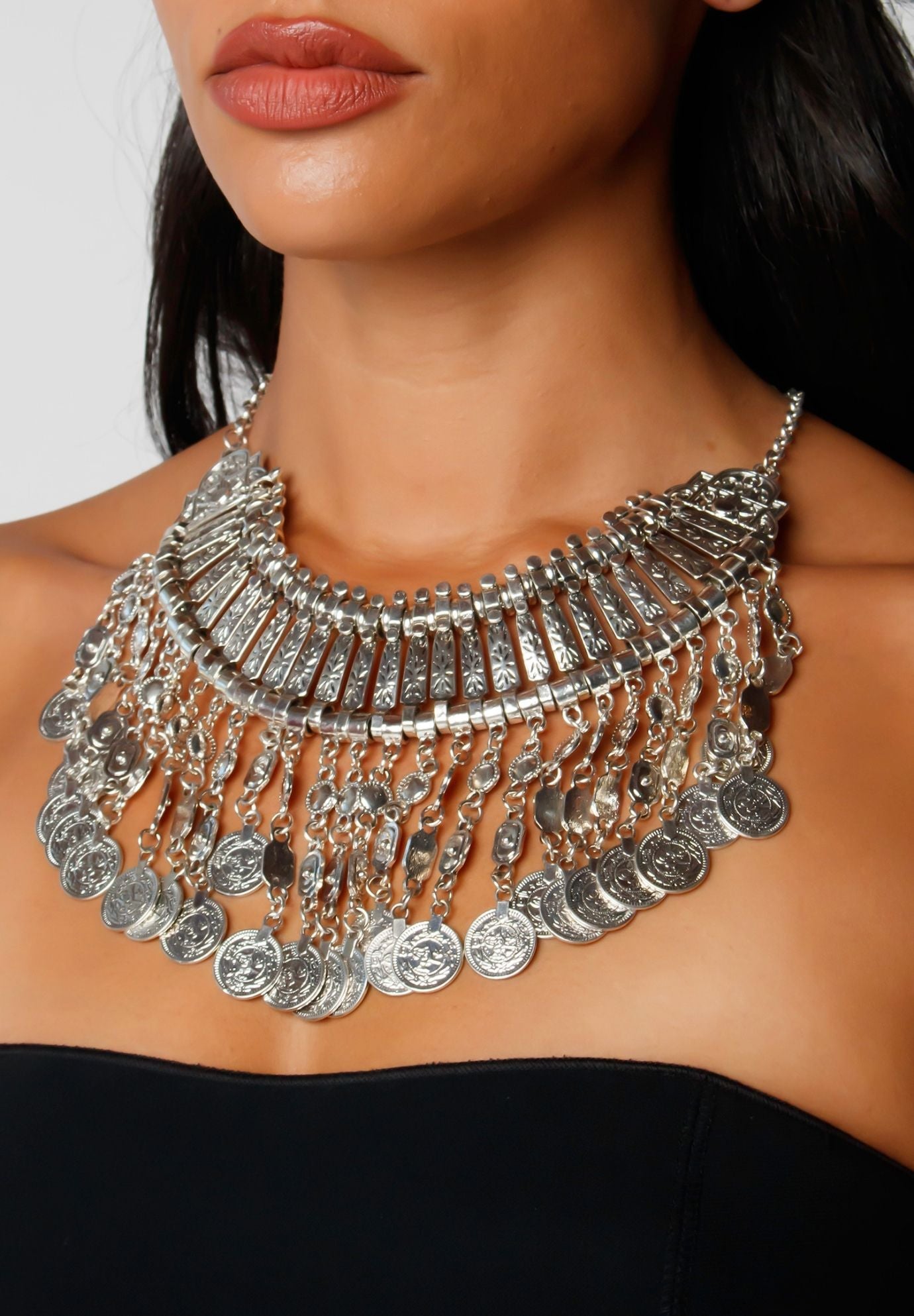 Sienna Coin Collar Necklace