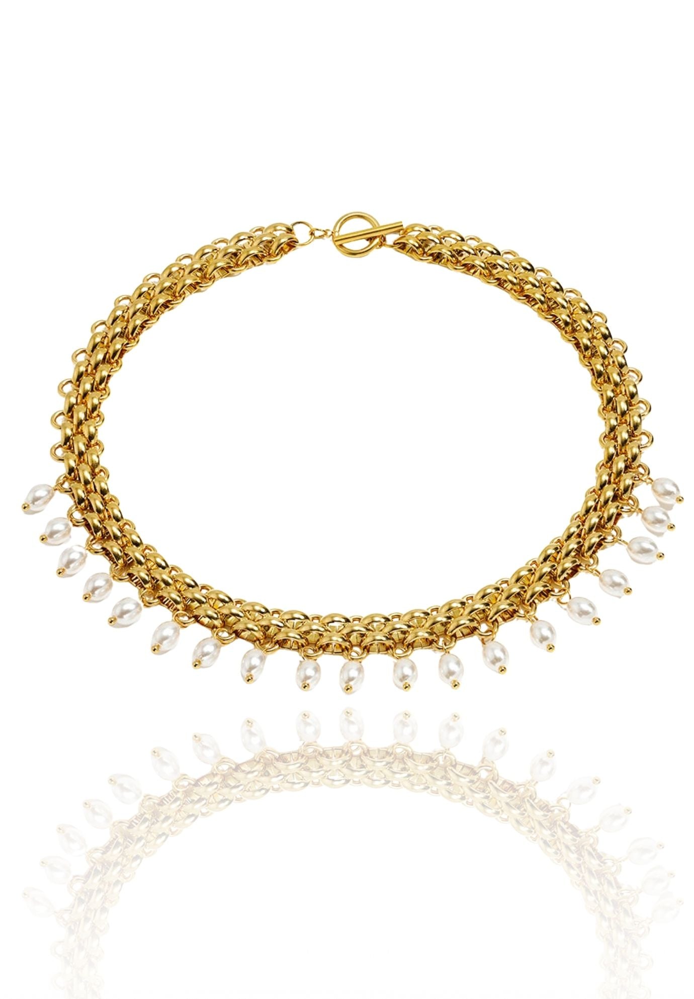 Harlow Pearl Mini Necklace