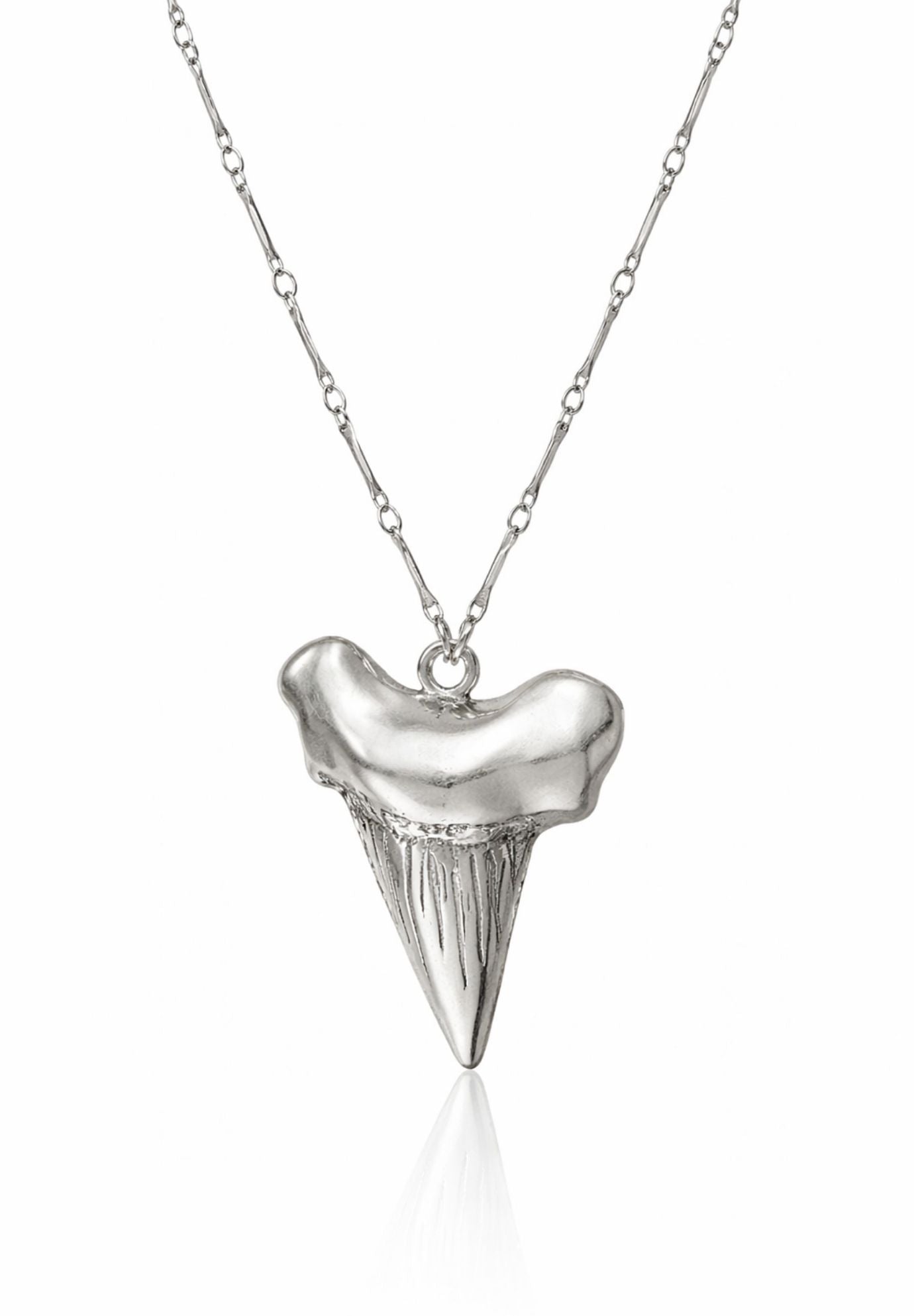 Bite Silver Necklace