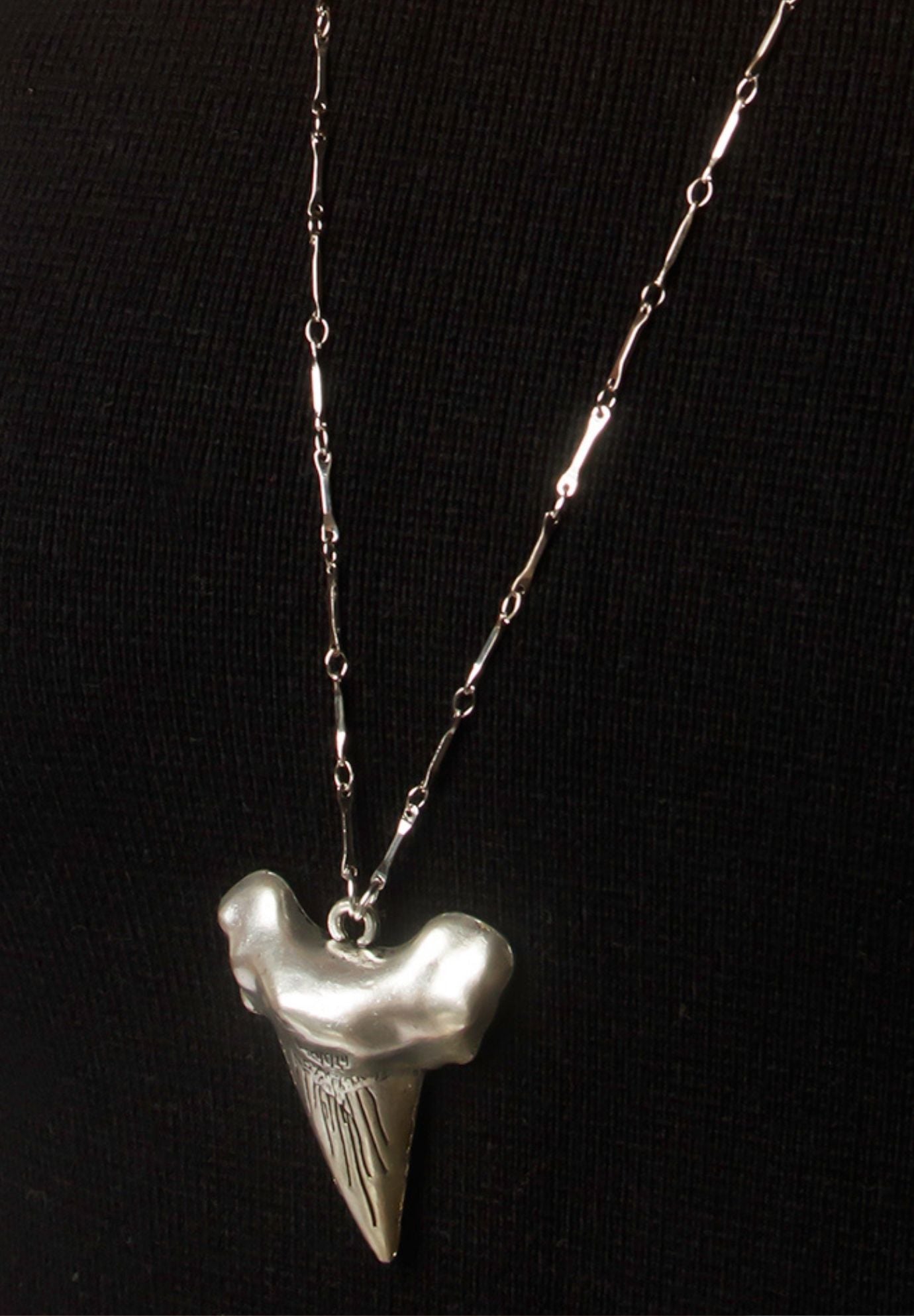 Bite Silver Necklace