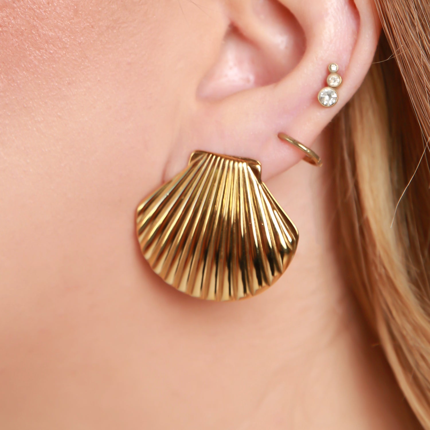 Ariel Shell Earrings