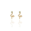 Syra Snake Stud Earrings