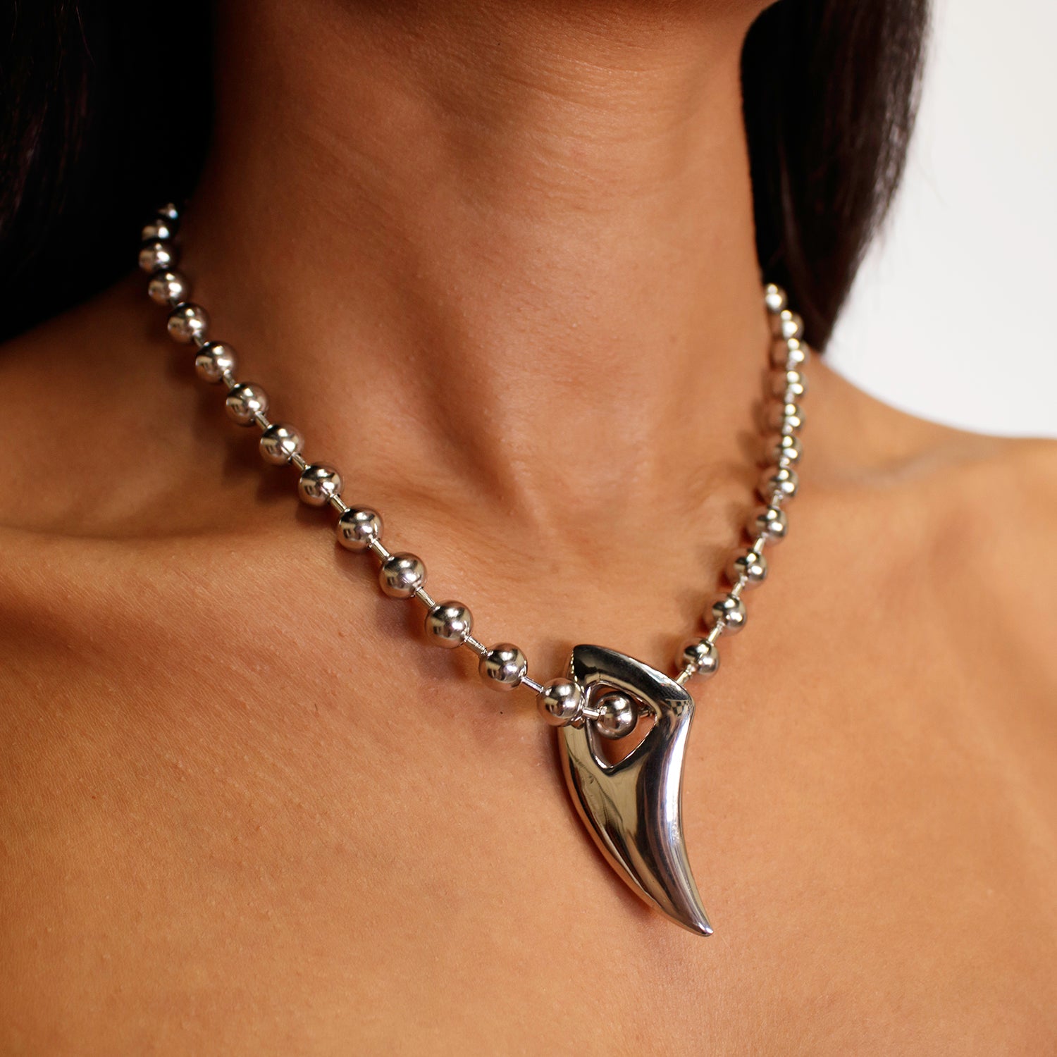 Cleo Silver Necklace