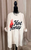 Hot Honey Long Sleeve T-Shirt Dress PREORDER