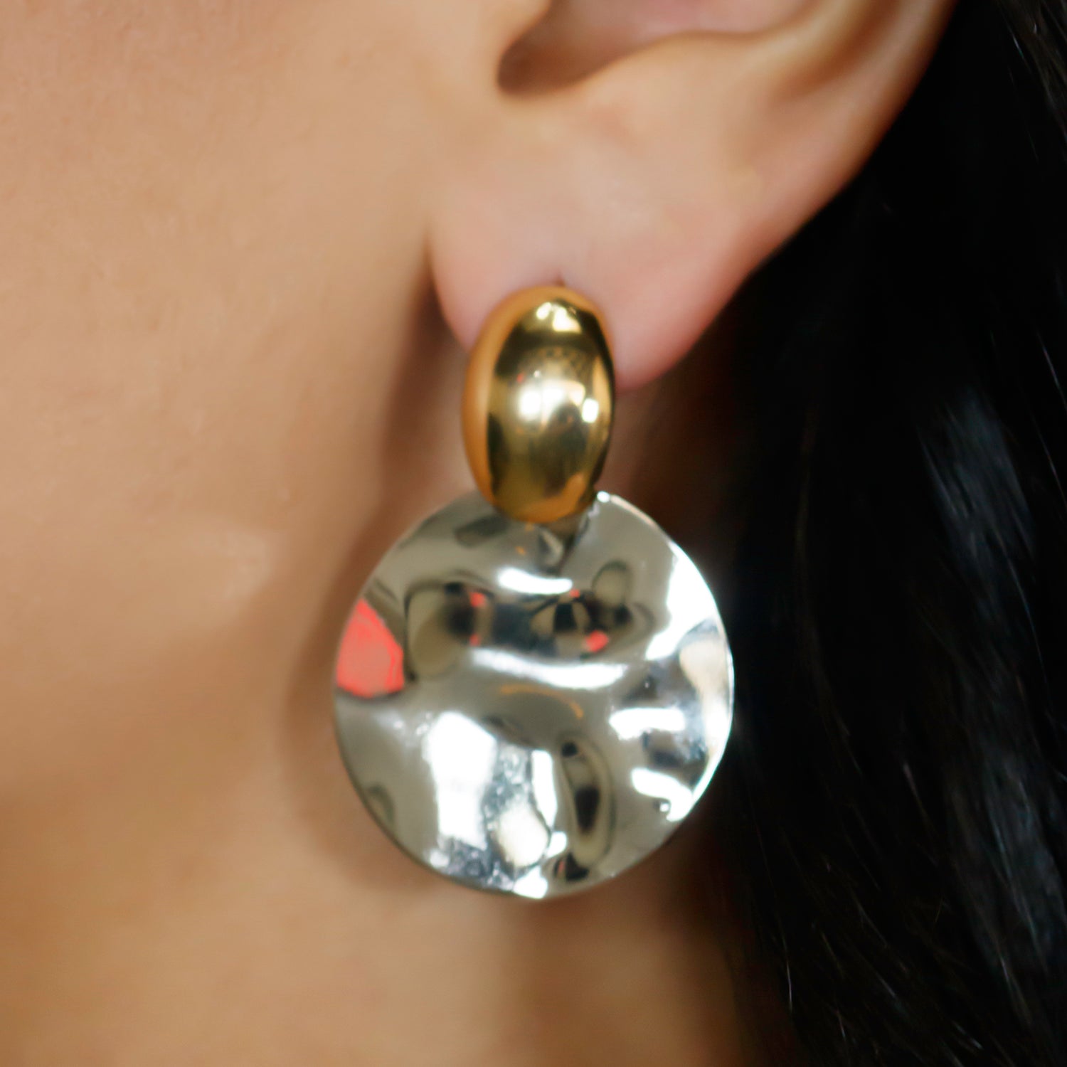 Rana Two-Tone Earrings
